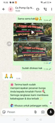 Testimonial Papan Bunga kebun jeruk