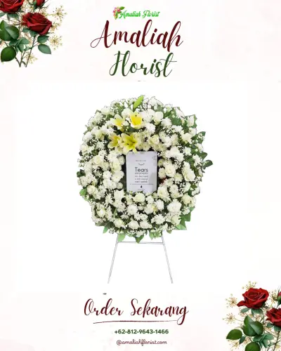 Krans Bunga Duka Cita kebun jeruk